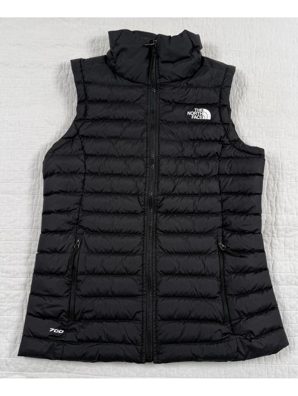 The North Face 700 Fill Down Puffer Vest Women’s Small Black Zip